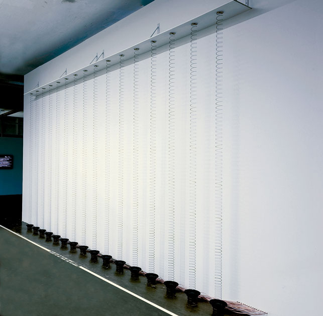 David Moreno, Quietly Oscillating x 16, 2012 installation view