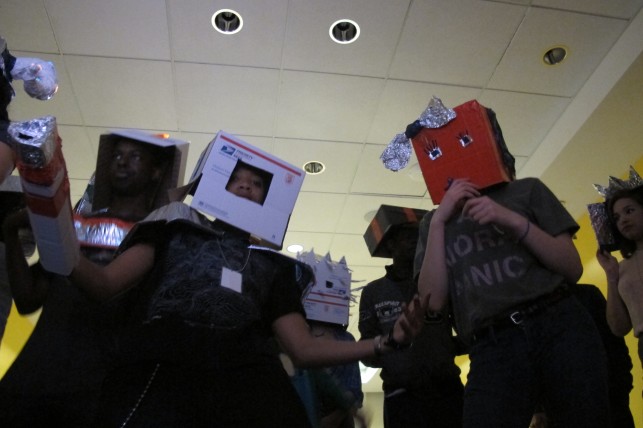 Agents wearing their protective gear