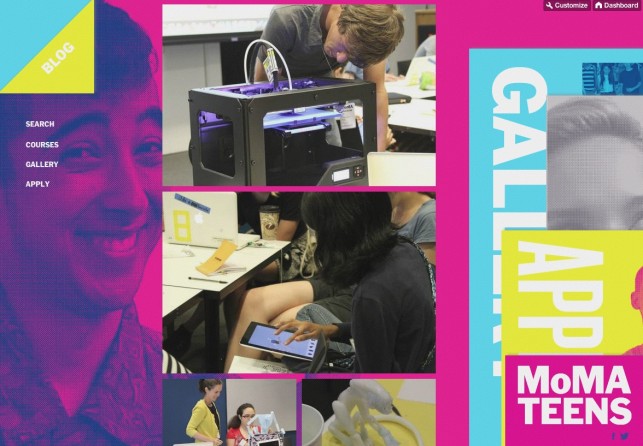 The Blog will keep a running tally of the documentation from current MoMA Teen programs  