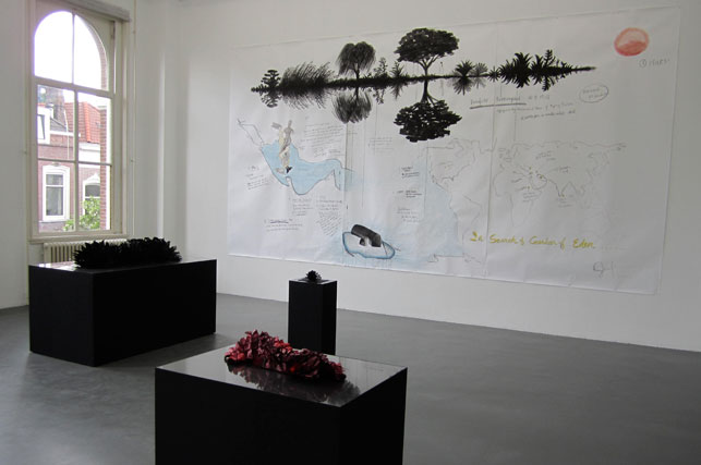 Jennifer Wen Ma, In Search of the Garden of Eden (2013). Installation view in The World Turned Inside Out, Witte de With, Rotterdam, May 25-August 18, 2013 (and onwards)