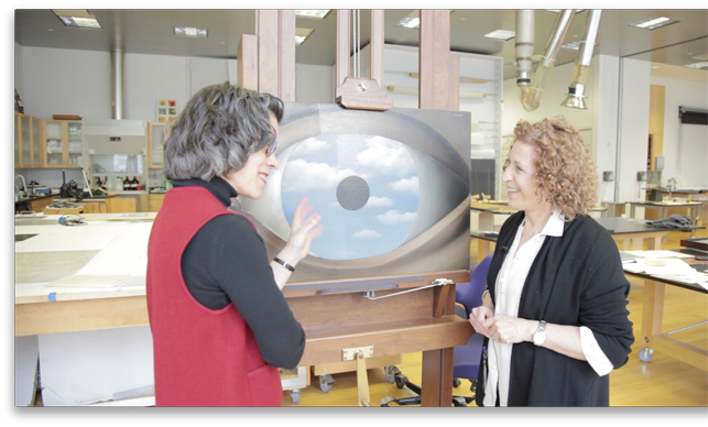 Curator Anne Umland and Conservator Anny Aviram discuss René Magritte’s The False Mirror Curator Anne Umland and Conservator Anny Aviram discuss René Magritte’s The False Mirror