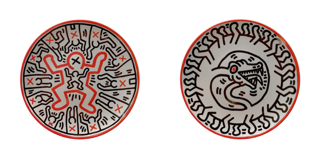 Keith Haring. Untitled 1 (left); Untitled 2 (right)