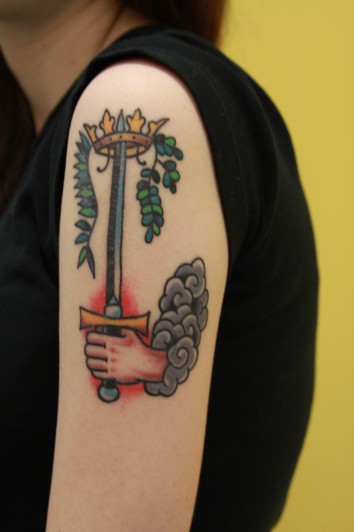 Tattoo by Daniel Santoro at Smith Street Tattoo Parlour. Photo by Kaitlyn Stubbs  