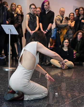 Lizzi Bougatsos participates in Performing John Cage