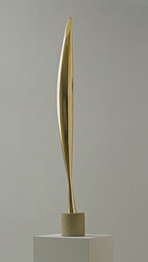 Constantin Brancusi. Bird in Space. 1928. Bronze, 54 x 8 1/2 x 6 1/2" (137.2 x 21.6 x 16.5 cm). Given anonymously