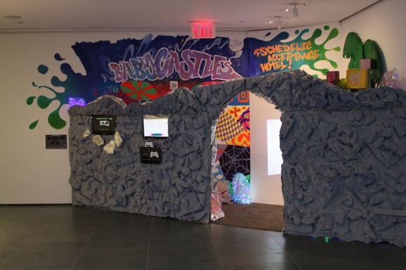 The final arcade on view in the In the Making Summer 2014 Teen Art Show
