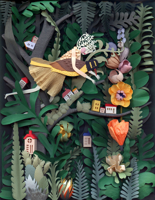 Elsa Mora's Enchanted Forest, commissioned by Cosmopolitan China, 2013. © 2014 Elsa Mora