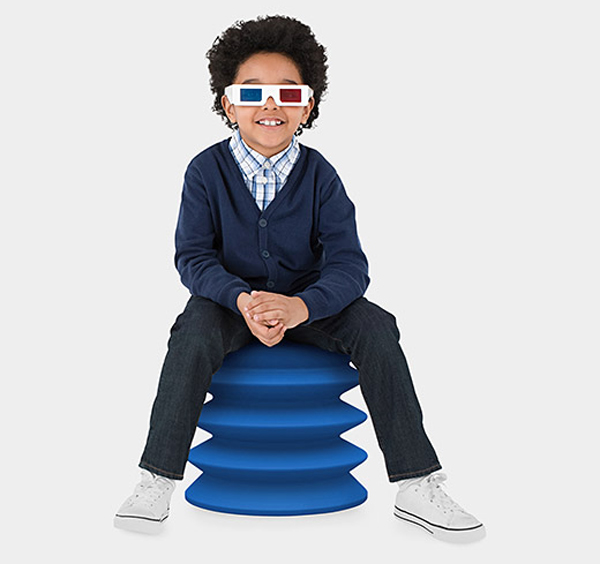 KidsErgo Stool Blue