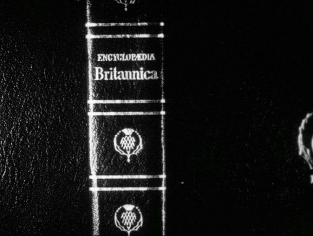 John Latham. Encyclopaedia Britannica. 1971. 16mm film (black and white, silent), 6:33 min. The Museum of New York. Anna Marie and Robert F. Shapiro Fund and Committee on Media Funds. © 2015 John Latham