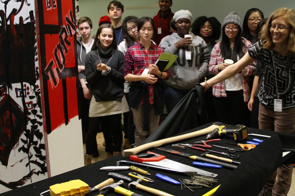 Revealing the destructive tools for the introductory sculpture project