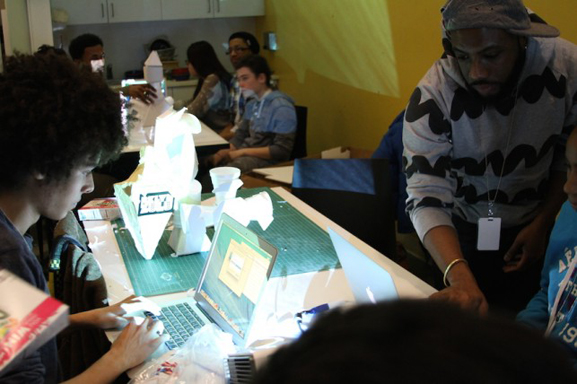 Sculpture creation, video editing, and audio production during CLICK@MoMA