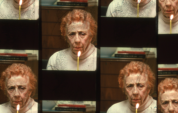 Luther Price. Milly’s Cake. 2012. Handmade slide. Courtesy the artist and Callicoon Fine Arts