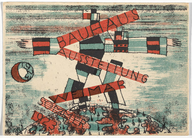 バウハウス Weimar Ausstellung 1923 IBH-70046 Announcement, 