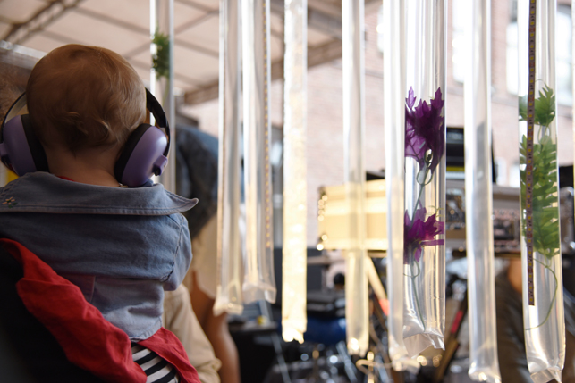 Set design by Chen Chen & Kai Williams, MoMA PS1 Warm Up, Saturday, June 27, 2015. Photo: Gillian Steiner