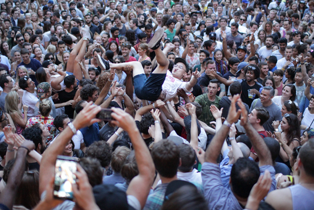 MoMA PS1 Warm Up, Saturday, July 18, 2015. Photo: Mark Cole
