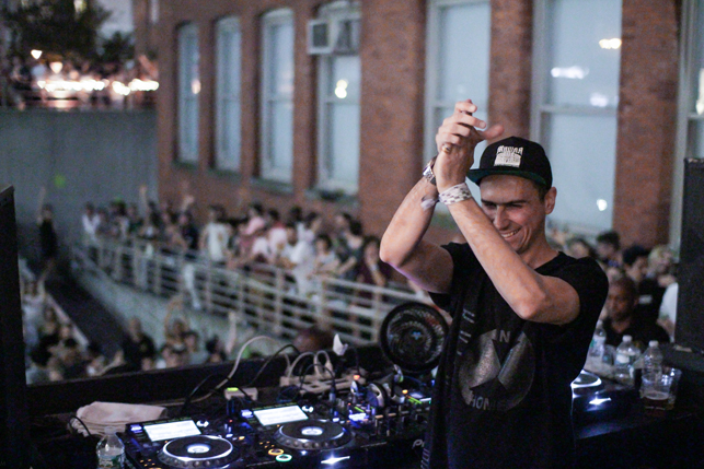 Boys Noize, MoMA PS1 Warm Up, Saturday, July 18, 2015. Photo: Mark Cole