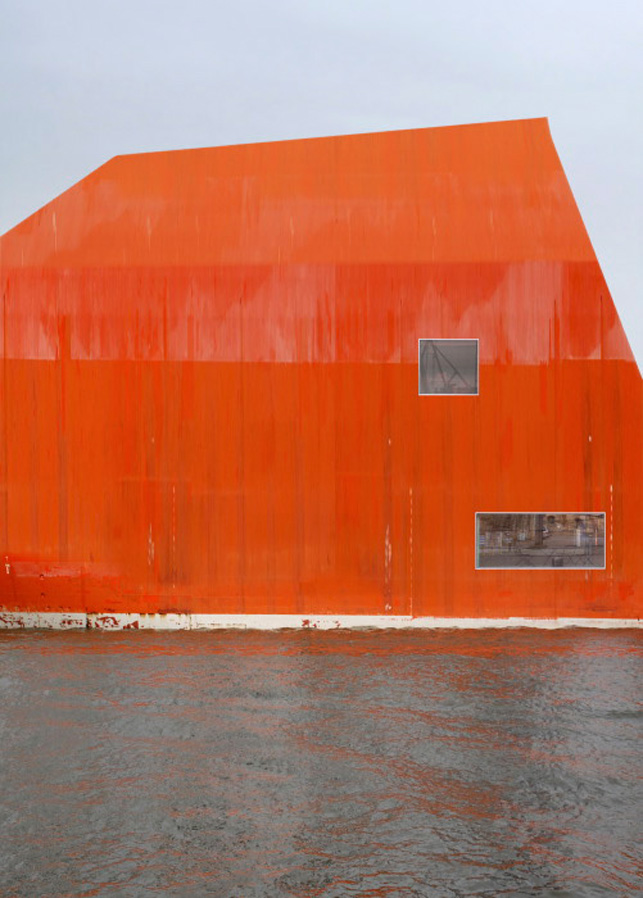 Philipp Schaerer. Bildbau No. 02  from the series Bildbauten.  2007. Chromogenic color print on aluminum, 27 9/16 x 19 11/16" (70 x 50 cm). The Museum of Modern Art, New York. Committee on Architecture and Design Funds. © Philipp Schaerer, Zurich/CH