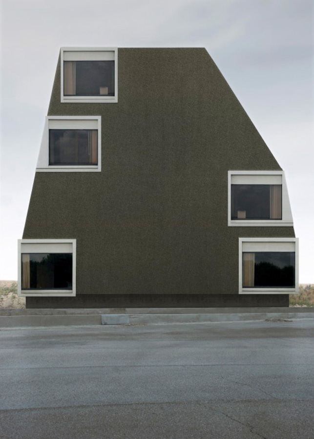Philipp Schaerer. Bildbau No. 05a  from the series Bildbauten.  2007. Chromogenic color print on aluminum, 27 9/16 x 19 11/16" (70 x 50 cm). The Museum of Modern Art, New York. Committee on Architecture and Design Funds. © Philipp Schaerer, Zurich/CH