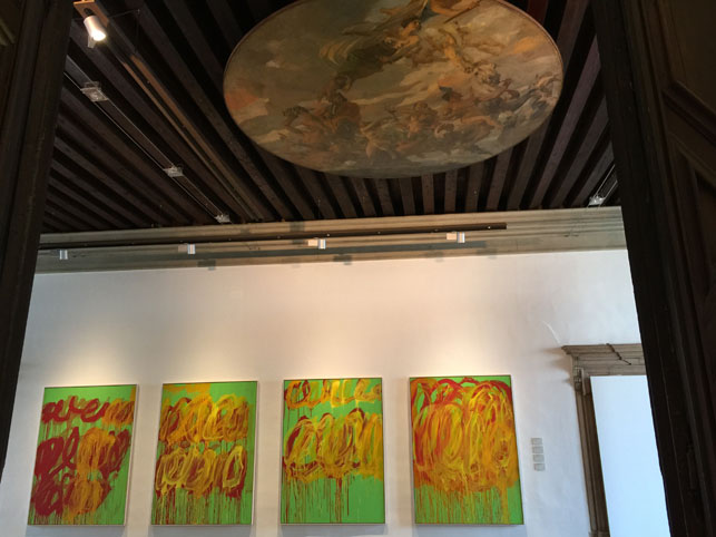 Installation view of Cy Twombly: Paradise, Ca’ Pesaro , May 6–September 13, 2015. Photo: Heidi Hirschl