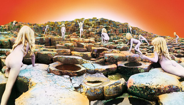 Hipgnosis. Album cover for Led Zppelin, Houses of the Holy. 1973. Courtesy Roddy Bogawa and StormStudios
