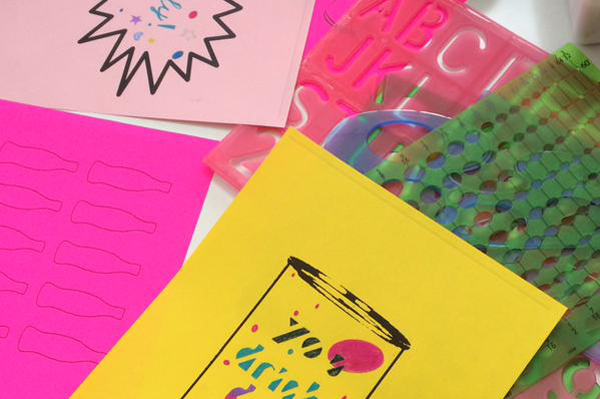 Participant artwork made during Andy Warhol's Materials and Process workshops