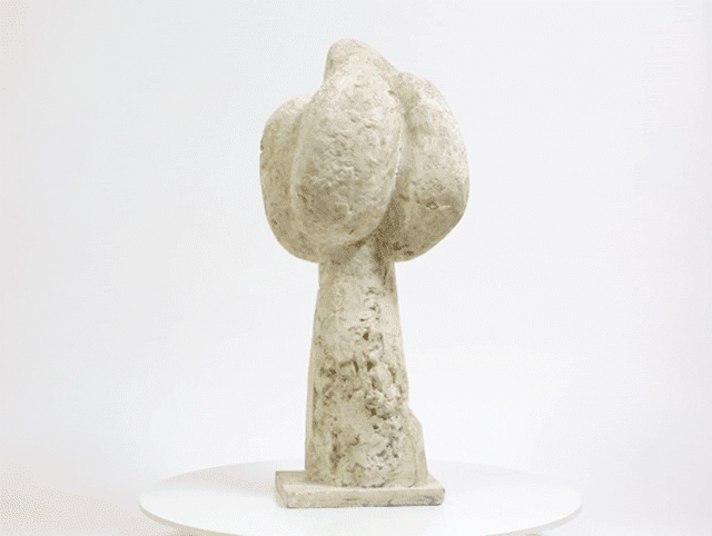 Picasso. Head of a Woman. Boisgeloup, 1932. Plaster. The Museum of Modern Art, New York. Gift of Jacqueline Picasso in honor of the Museum's continuous commitment to Pablo Picasso's art. © 2015 Estate of Pablo Picasso/Artists Rights Society (ARS), New York 