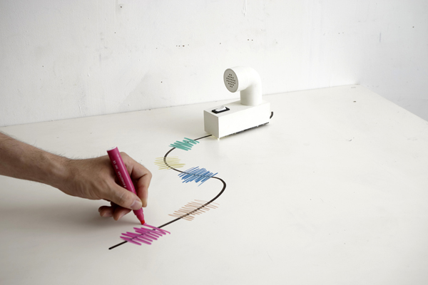Yuri Suzuki. Colour Chaser. 2010–13. Plastic and electronics components, 1 15/16 × 5 1/16 × 5 1/16″ (5 × 12.8 × 12.8 cm). The Museum of Modern Art, New York. Gift of the designer