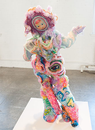 Raúl de Nieves. Day(Ves) of Wonder. 2007–14. Mixed media. © 2016 Raúl de Nieves. Installation view, Greater New York, MoMA PS1, October 11, 2015–March 7, 2016. Photo: Caleb Bryant Miller