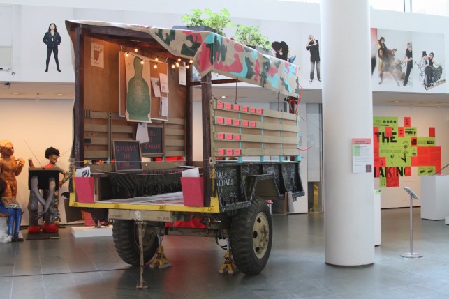 The final project, on view to the public during our spring teen art show. (Photo by Kaitlyn Stubbs)
