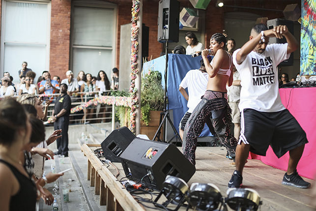 Maluca Mala performing at MoMA PS1’s Warm Up on July 16, 2016. Image courtesy of MoMA PS1. Photo: Charles Roussel