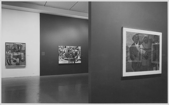 Installation view of the exhibition, Romare Bearden: The Prevalence of the Ritual. Photographic Archive. MoMA Archives, NY